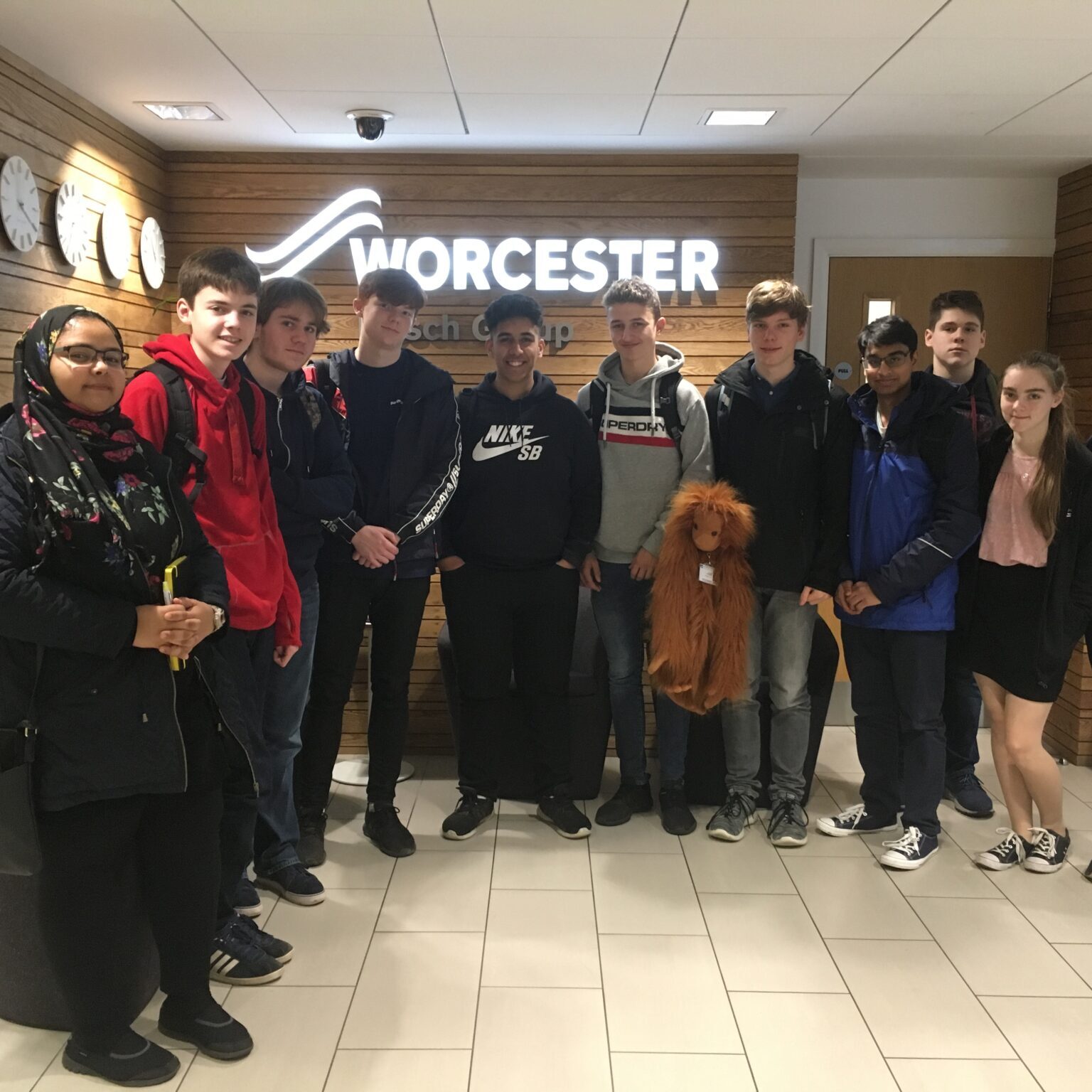 Junior Internship Programme students visit Worcester Bosch HQ